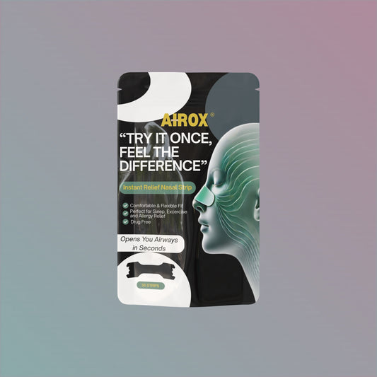 Airox Black Nasal Strips